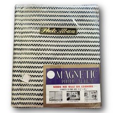Vintage New Old Stock Magnetic Photo Album Made In Korea Ayr-Way
