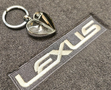 Lexus Key Chain Half Crystal Heart Key Ring Keychain Lexus Key Chain Half Crystal Heart Key Ring Keychain
