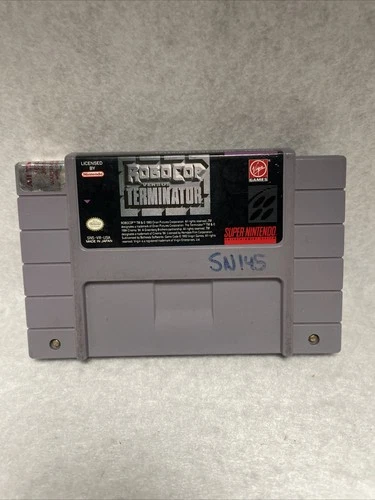 Robocop vs Terminator (Super Nintendo, 1993) SNES Authentic Cartridge