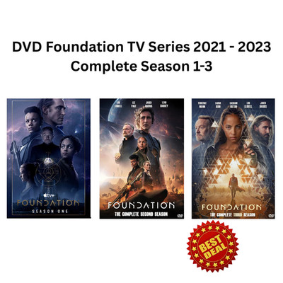 DVD Foundation TV Series Seasons 1-3 Space Sci-Fi Drama Full HD Region Free 
