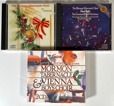 The Mormon Tabernacle Choir Christmas CD Lot of 3 Vienna Boys Choir