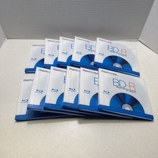 Memorex Blu-Ray Discs BD-R 6X 25GB; Single Layer Discs Brand New Lot Of 11