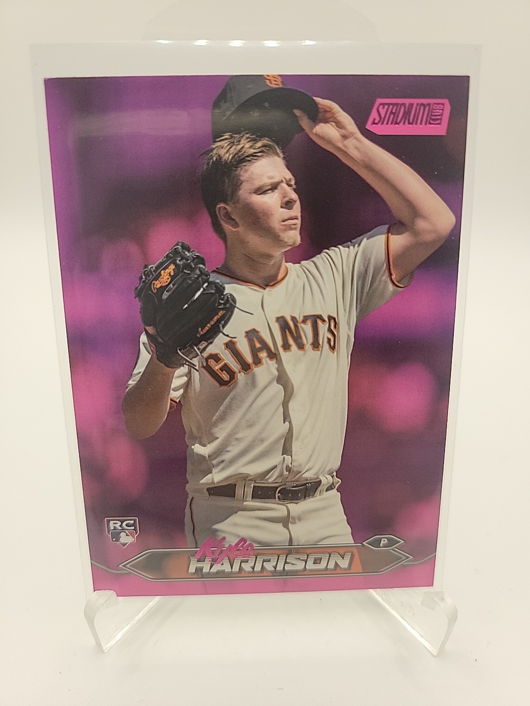 2024 Topps Stadium Club - Kyle Harrison #241 Pink Foil (RC)