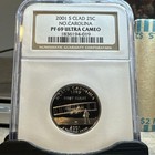2001-S Clad 25C  NO .CAROLINA  NGC PF 69 ULTRA CAMEO — photo 2