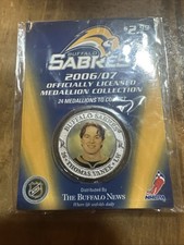 Thomas Vanek #26 NHL Hockey Official Medallion Coin 2006-07 BUFFALO SABRES