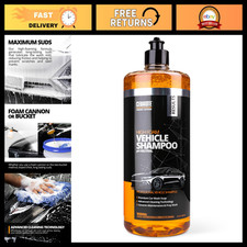 High Foam Vehicle Shampoo - pH Neutral Car Wash Soap, 32 oz for Ultimate Shine