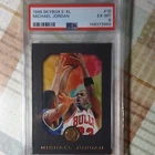 SkyBox 1995-96 E-XL Michael Jordan Chicago Bulls Basketball Card #10 PSA