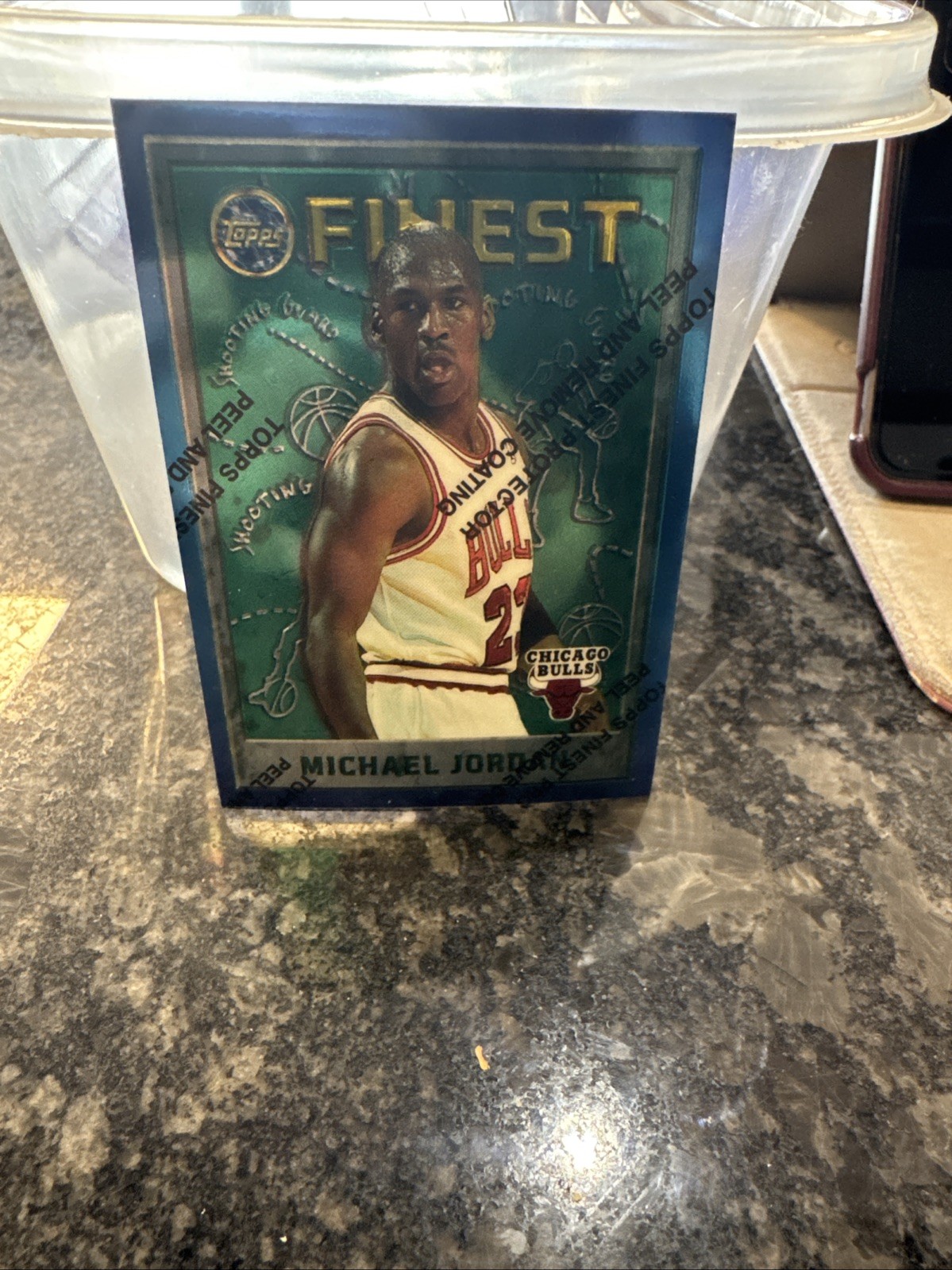 1995-96 Topps Finest Michael Jordan #229 W/ Protective Film Chicago Bulls NMMT