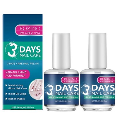 2 Pack 3 Days Nail Care - Keratin Amino Acid Formula Superior Nail Nourish 16ml