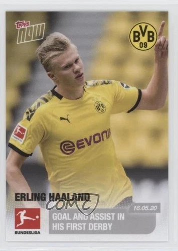 2019 Now Bundesliga Online Exclusive English /2325 Erling Haaland #144 Rookie RC