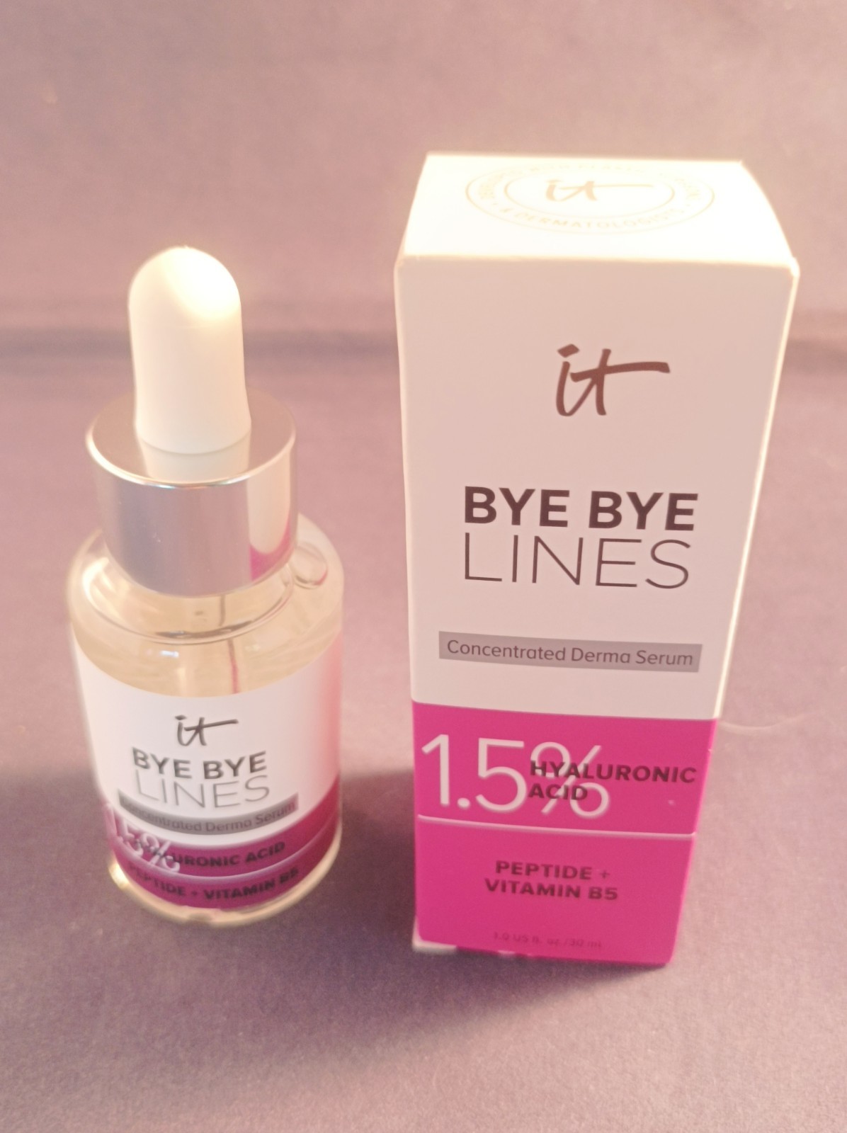 IT Cosmetics Bye Bye Lines Concentrated Derma Serum, 30ml - 1.5% Hyaluronic Acid