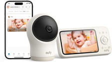 Eufy Security Baby Monitor C10 with 2K HD Camera, 4.5" 480P Display, 4  Zoom, Pa