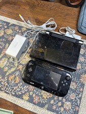 Wii U Console Black 32GB Complete Bundle Fast Shipping