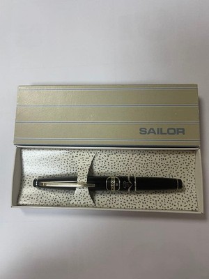 Sailor Black 21K Fountain Pen with Box Vintage Writing Instrument