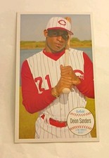 2020 Topps Archives Oversized 1964 Topps Giants Box Topper SP Deion Sanders