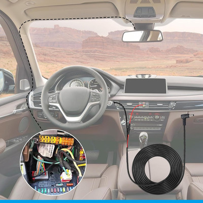 Direct HardWire Power Cord Kit Compatible with Cobra Radar Laser Detector Par...