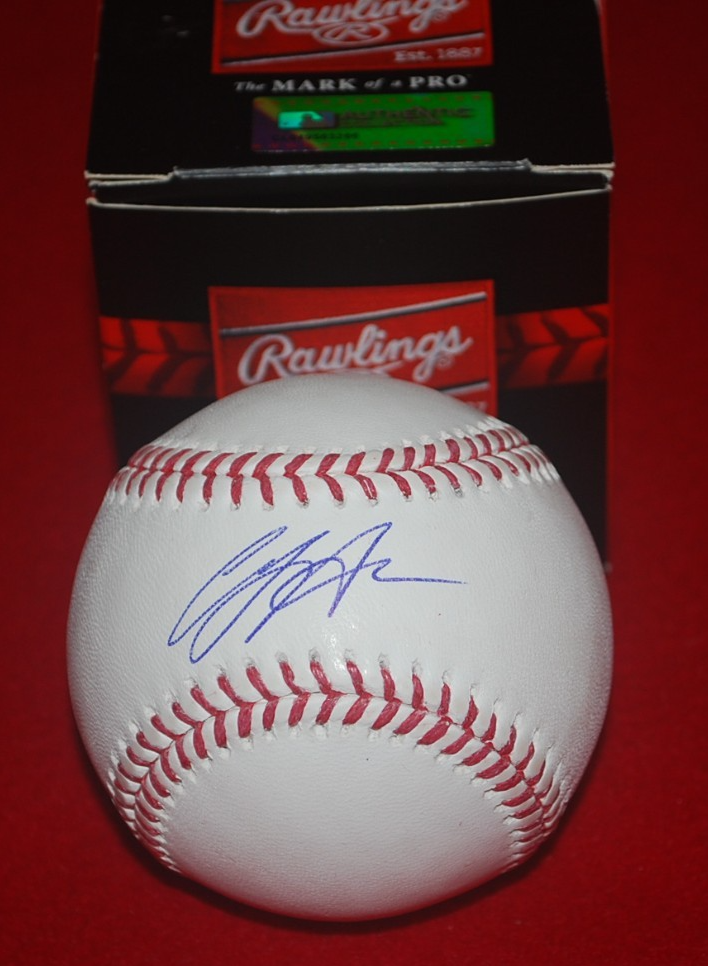 CJ ABRAMS Autographed Signed Washington Nationals MLB Baseball BECKETT WITNESS 3W053874 