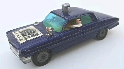 Corgi Toys Oldsmobile Super 88 Man From UNCLE Thrush-Buster Blue 1966 Vintage