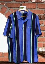 Vintage Penguin Club Golf Polo Men’s Large 90s Made In USA Knit Purple Pocket