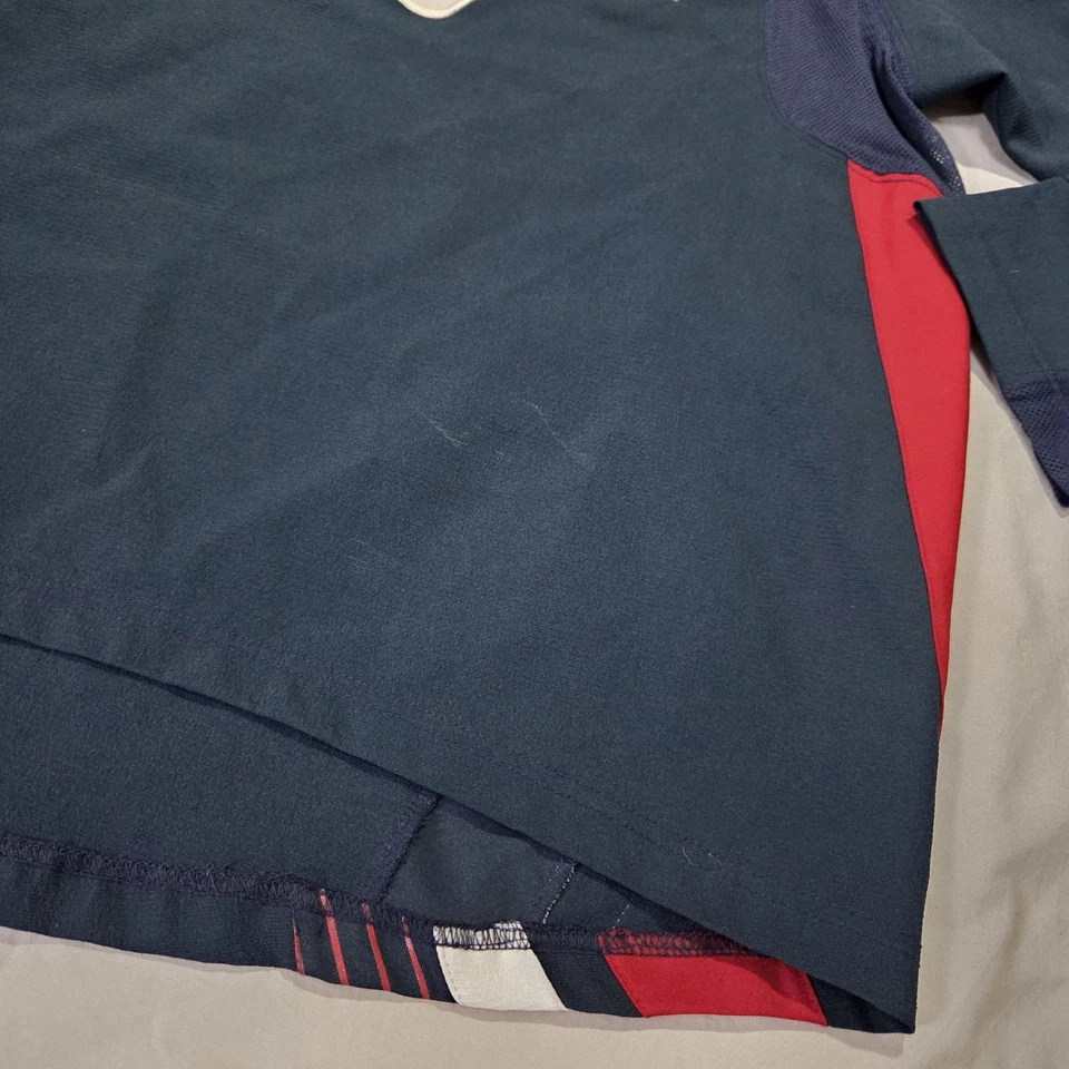 Camiseta deportiva de hockey Nike World JR Team USA IIHF semi profesional AZUL talla M Foto 4 de 4