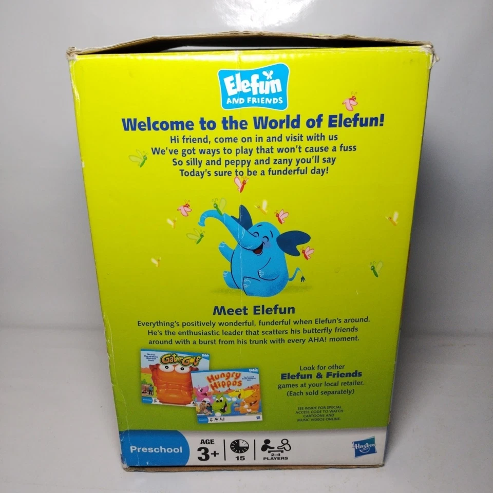 Elefun Butterfly Catching Game 2011 Hasbro Working 98% Complete Needs Batteries - Image 4 of 4