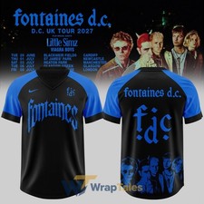 Fontaines D.C. band Jersey short sleeve Full sizes S to 6Xl VSB206