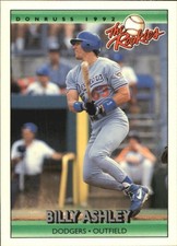 1992 Donruss The Rookies Baseball Card #5 Billy Ashley RC
