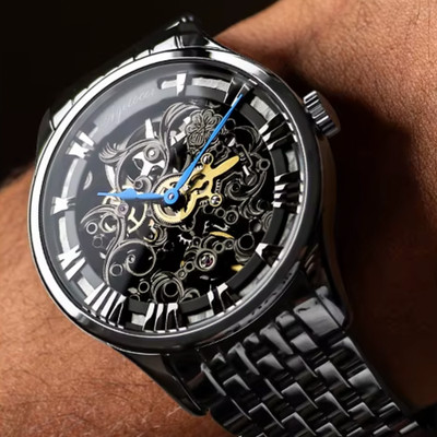 AGELOCER Watch For Men Skeleton Automatic Mechanical Watch Mens Watches