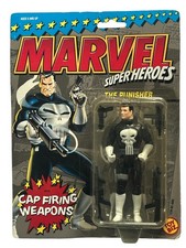 MARVEL SUPER HEROES ☆ THE PUNISHER Action Figure ☆ Original Carded Toybiz 90 MOC