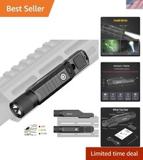 1750 Lumen Zoom Tactical Weapon Light with Magnetic Charging  Adjustable Mount