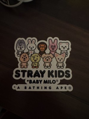 Stray Kids Celebrate Ankon Vape Sticker BAPE x SKZOO Limited Edition