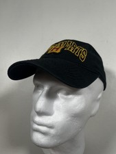 Harry Potter Hogwarts Hat Cap Snap Back Mens One Size Black Twill Baseball