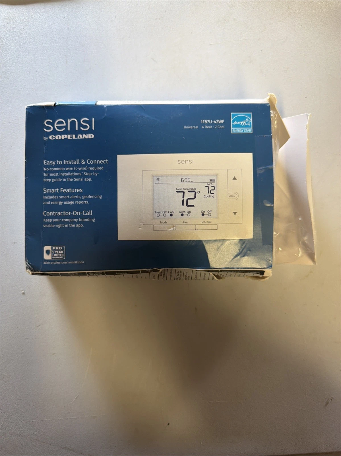 Emerson 1F86U-42WF Wi-Fi Smart Thermostat #3981