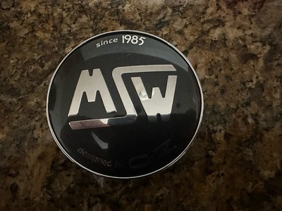MSW By OZ Since 1985 Black Snap In Wheel Center Cap XC512BW-1