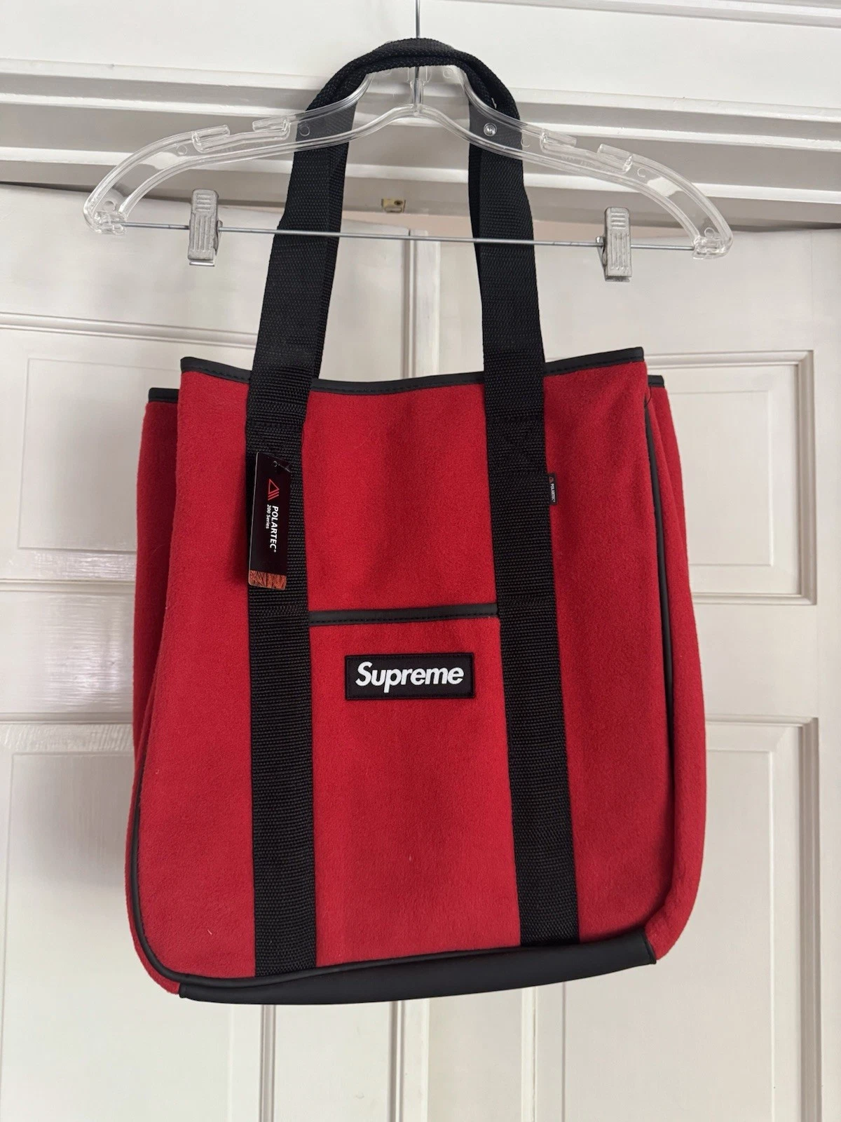Sac fourre tout Supreme Polartec rouge FW18 Supreme New York 2018 neuf