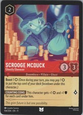Lorcana Scrooge McDuck - Ghostly Ebenezer Winterspell 104/204 Uncommon NM