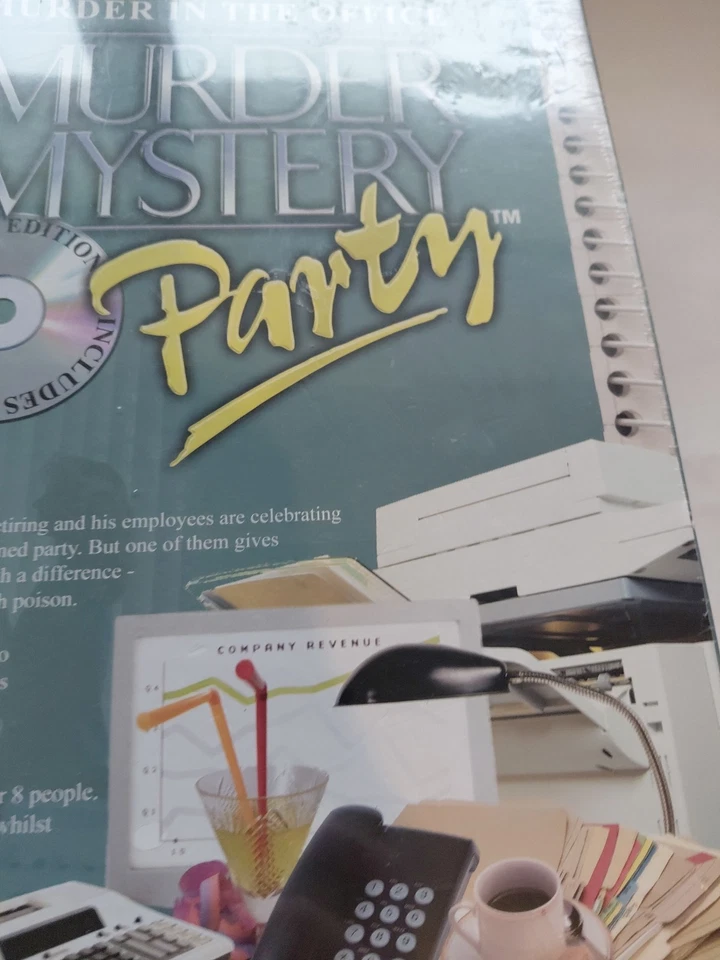 New Sealed Murder Mysetery Party Dvd Game Unopened Murder In The Office Game - Image 3 of 4