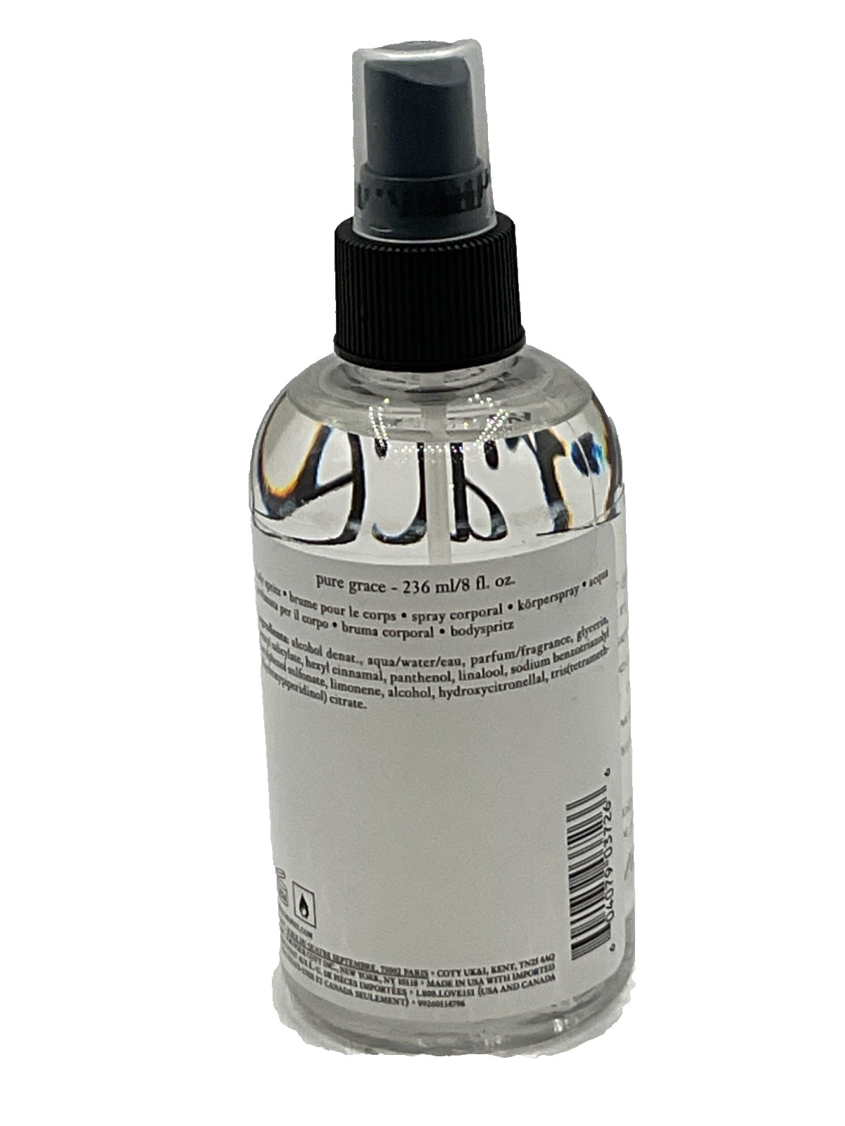 Philosophy Pure Grace Spritz - 8 oz New +Sprayer