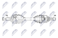 Antriebswelle Nty NPW-RE-269 FüR Renault ScÉNic 3 JZ0 Megane BZ0 Cc EZ0 KZ0 16V