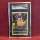 2021 POKEMON CELEBRATIONS #005 PIKACHU (HOLOGRAPHIC) 005/025 SGC  9.5 MT+