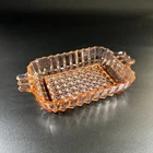1930s Jeanette Glass Co. Pink Depression Glass Trinket Tray - Bright and Vivid