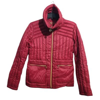 Michael Kors Packable Down High Neck Quilted Jacket