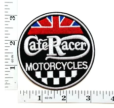 Embroidered Patch - British Motorbikes - Motorcycles - Cafe Racer - Iron-on