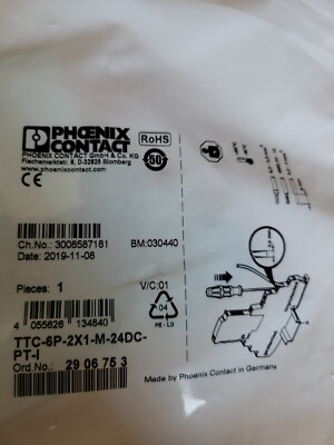 PHOENIX CONTACT TTC-6P-2X1-M-24DC-PT-I / TTC6P2X1M24DCPTI 2906753