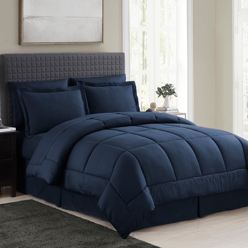 8 Piece Bed In A Bag Checkered 