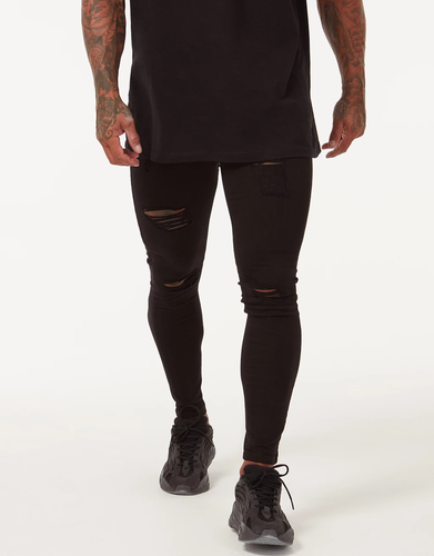 Hera London 011 Jeans Ripped Repaired 