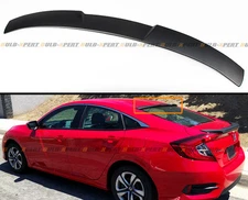 FOR 16-2021 10TH GEN HONDA CIVIC SEDAN REAR WINDOW ROOF SPOILER VISOR DEFLECTOR