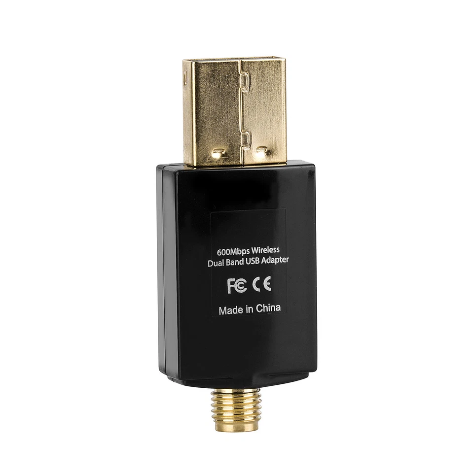 USB WiFi Adapter AC 600Mbps PC Linux Mac Wireless Network Dual Band WLAN Dongle - Image 4 of 4