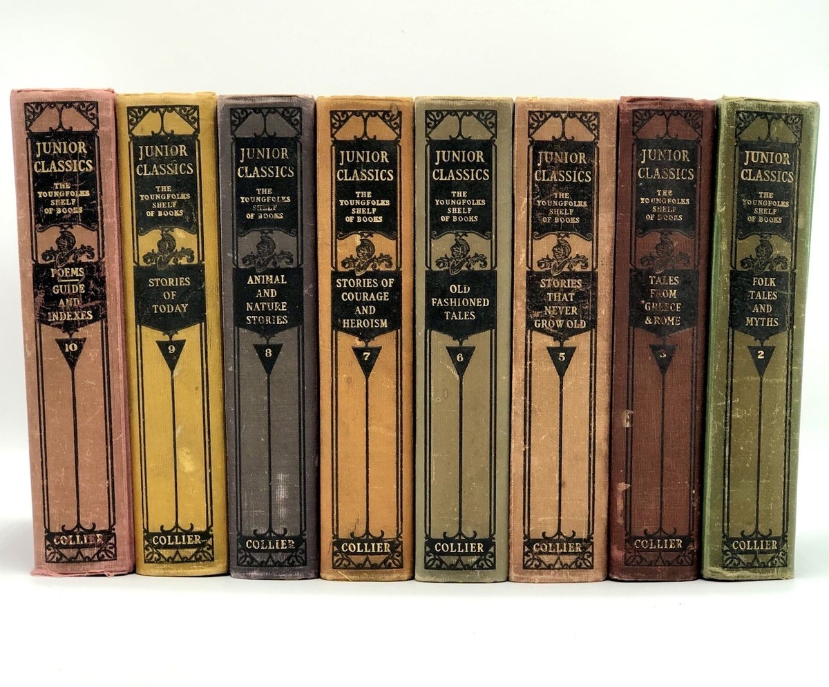 1918 Collier's Junior Classics Book Collection Set of 8 /b | eBay