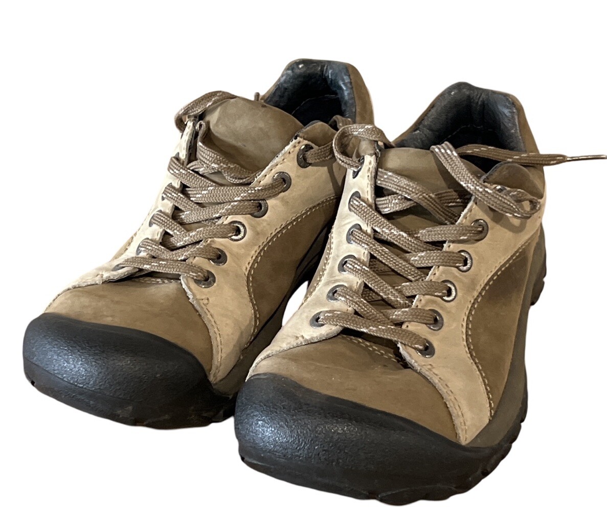 Keen US 8 5 scarpe da trekking all'aperto basse resistenti ad olio e scivolamento marroni XT 0505